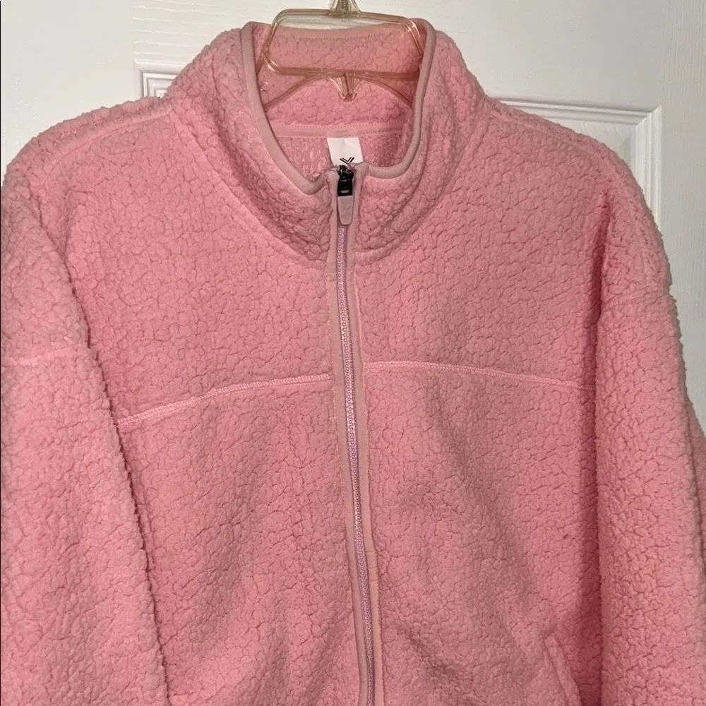 Xersion Pink Teddy Jacket - Picture 2 of 7